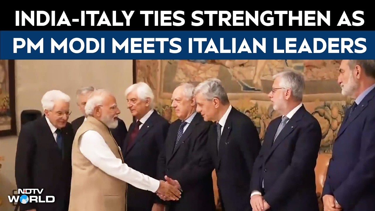 India-Italy Ties Strengthen As PM Modi Meets Italian Leaders
