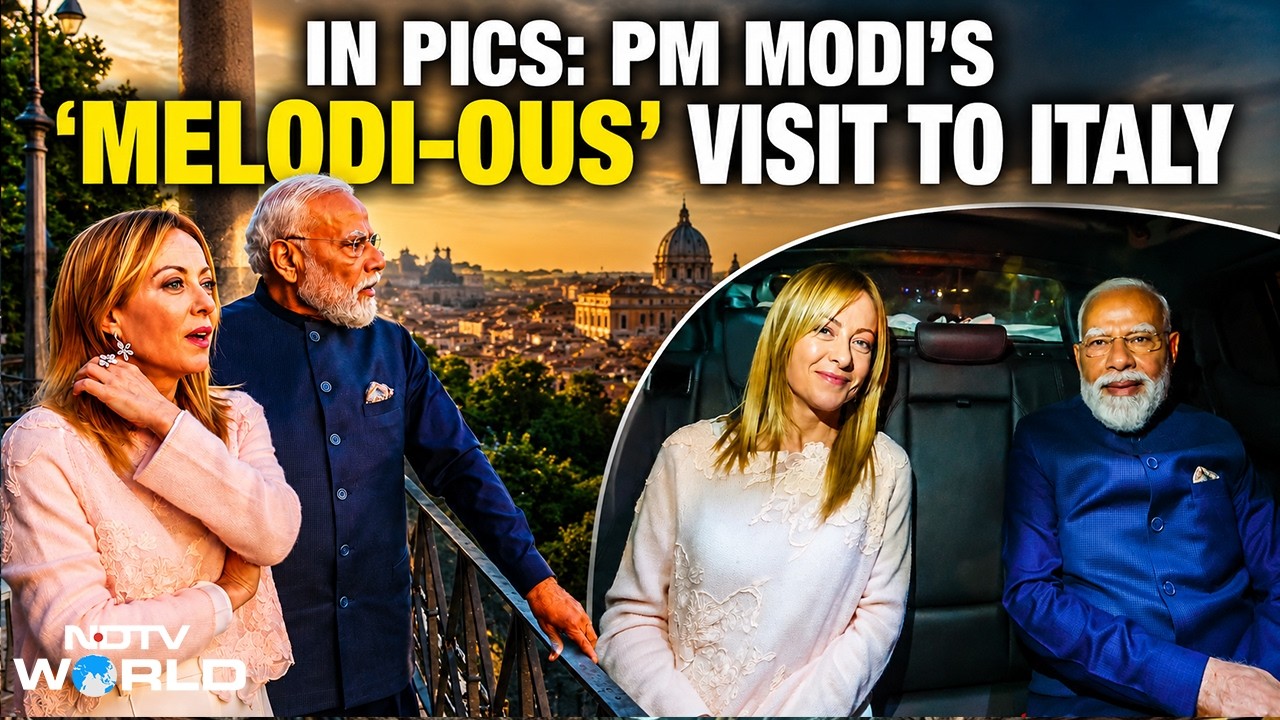 Modi & Meloni | In Pics: PM Modi's Dinner, Drive, Colosseum Diplomacy With Meloni In Rome