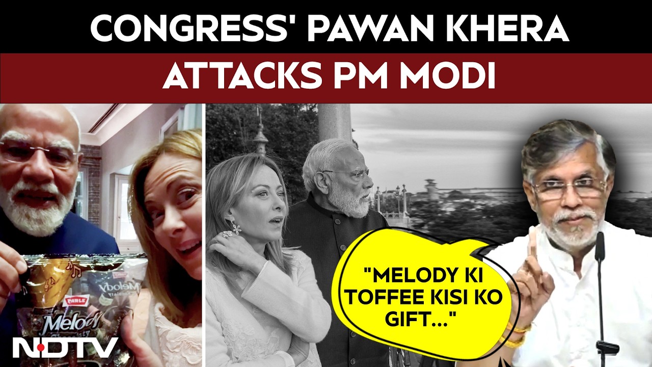 PM Modi Melody | "Melody Ki Toffee Kisi Ko...": Congress' Pawan Khera Attacks PM Over Toffee Gift