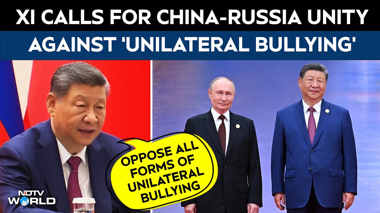 Xi Highlights Close Ties Between China And Russia As Putin Visits Beijing