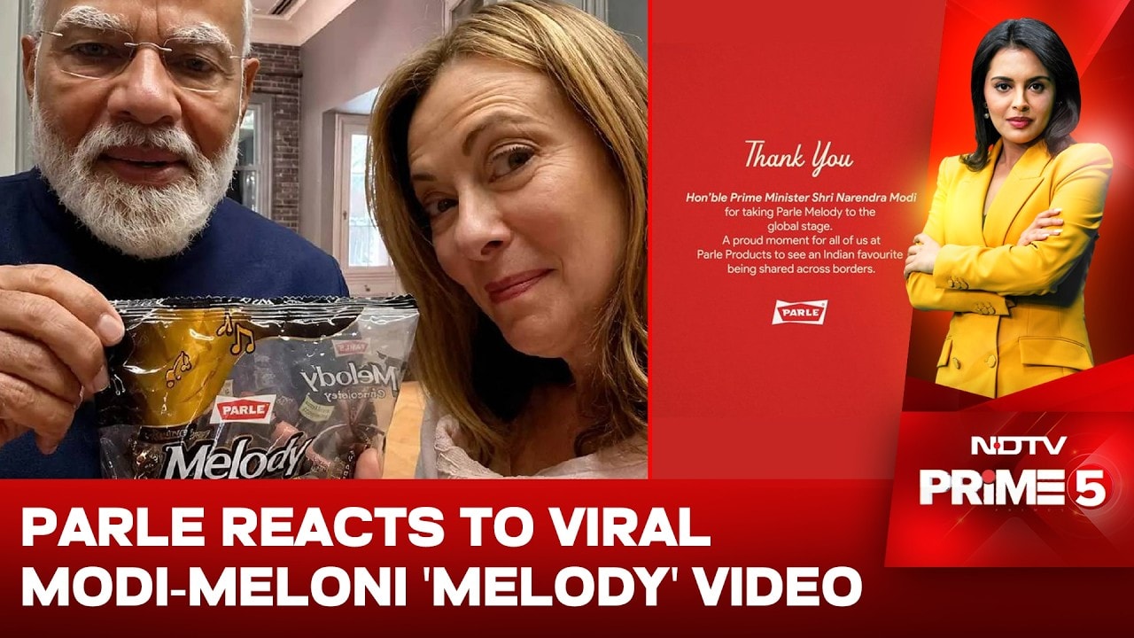 Modi Meloni Meet | 'Melody' Goes Viral After PM Modi Gifts Toffee To Giorgia Meloni, Parle Reacts