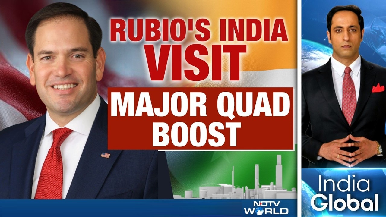 Marco Rubio India Visit | US State Secretary Marco Rubio To Visit India