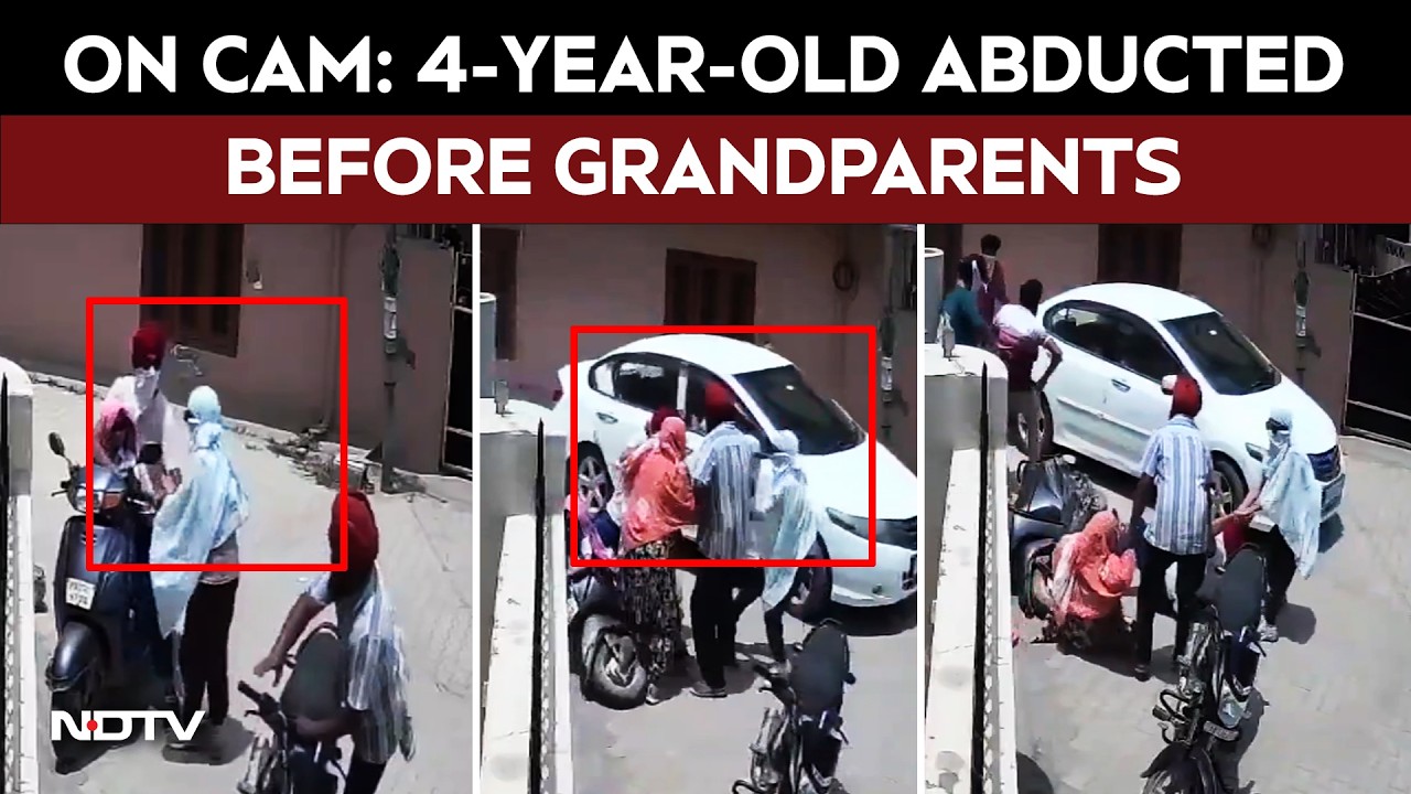 Punjab News | On Camera, 4-Year-Old Abducted Before Grandparents In Broad Daylight
