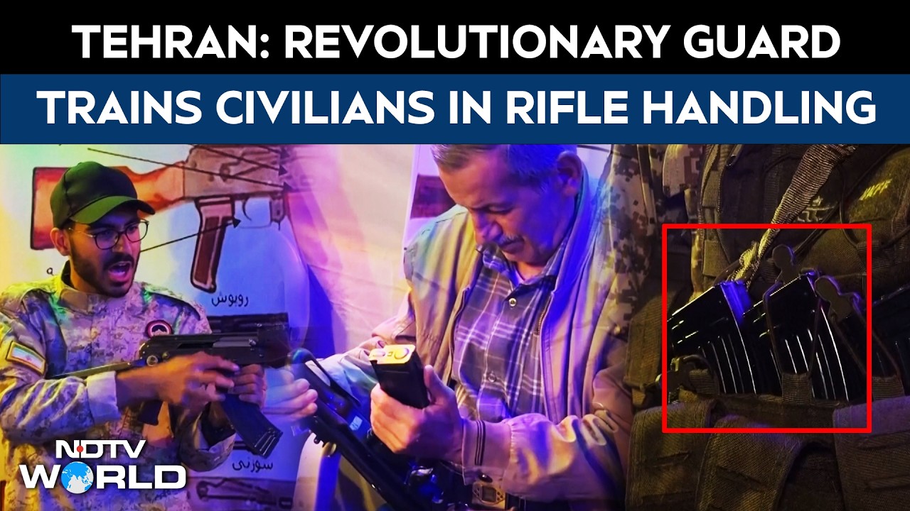 In Iran's Capital, Iran's Revolutionary Guard Trains Civilians