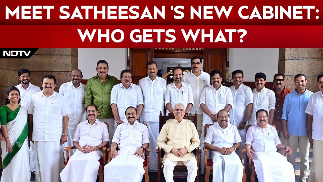 Kerala News | Satheesan Finalises Cabinet's Portfolio; CM Holds Finance, Chennithala Assigned Home