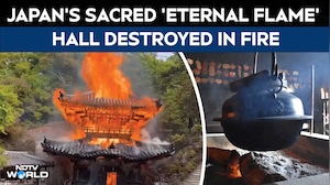 Japan Fire | Japan's Sacred Eternal Flame Hall Was Destroyed In Miyajima Island's Fire