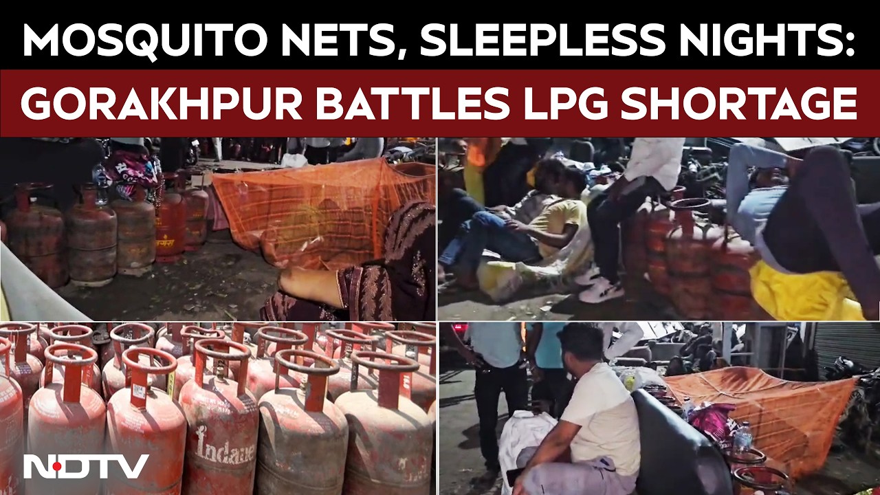 LPG Crisis Forces Gorakhpur Families To Sleep On Roads | UP LPG Shortage