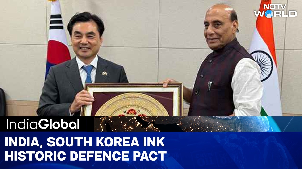 India South Korea Defence Pact | India, South Korea Ink historic Defence Pact
