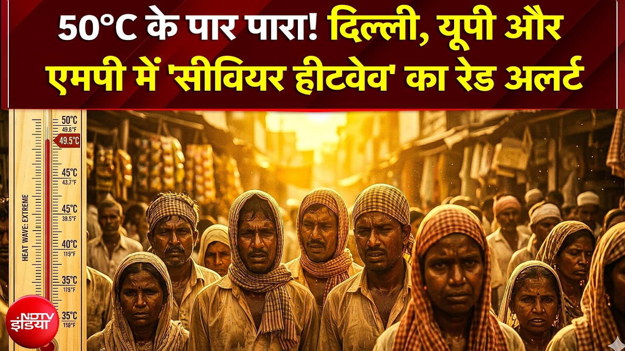 Heat Wave Alert in India: पारा 50 डिग्री पार, दिल्ली, यूपी समेत इन राज्यों में हालात बेकाबू, आ गया रेड ALERT