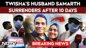 Video Shows Twisha Sharma's Husband Samarth Singh At Court For Surrender