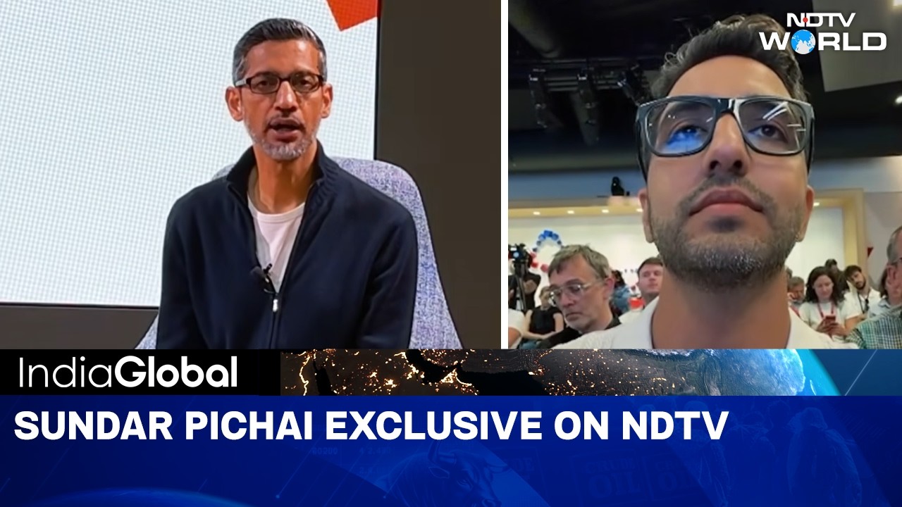 Sundar Pichai Google |  Sundar Pichai Speaks To NDTV On AI Revolution