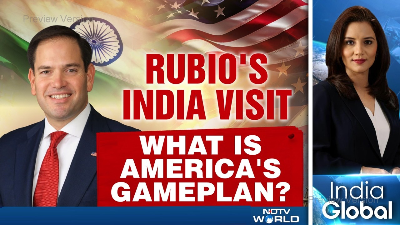 U.S State Secretary Marco Rubio to visit India | Quad | Trump | PM Modi