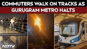 Gurugram Metro Halts For 40 Minutes Amid Power Cut, Commuters Walk On Tracks