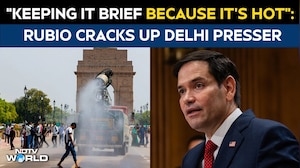 "Keeping It Brief Because It's Hot": Marco Rubio Cracks Up Delhi Presser