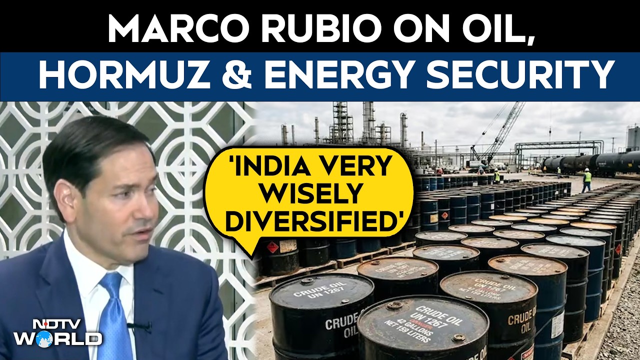 Marco Rubio On Oil, Hormuz & Energy Security: 'India Very Wisely Diversified'