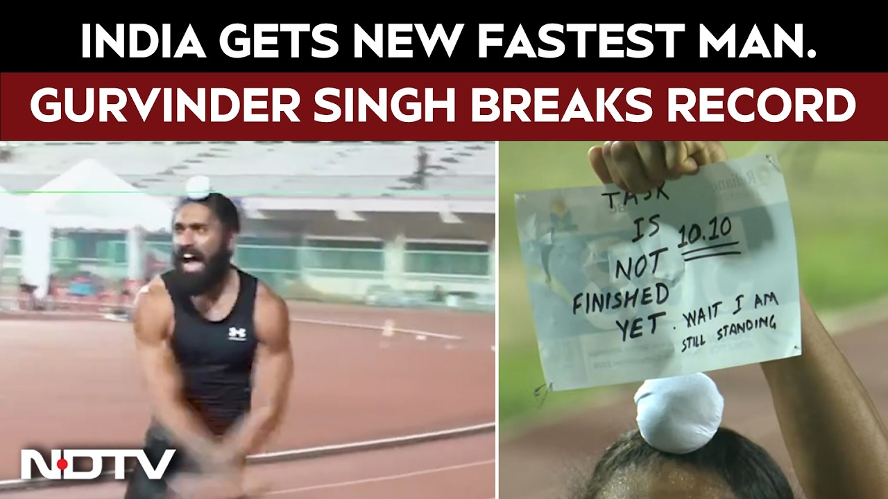 Gurvinder Veer Singh Breaks 100M Record. India Gets New Fastest Man
