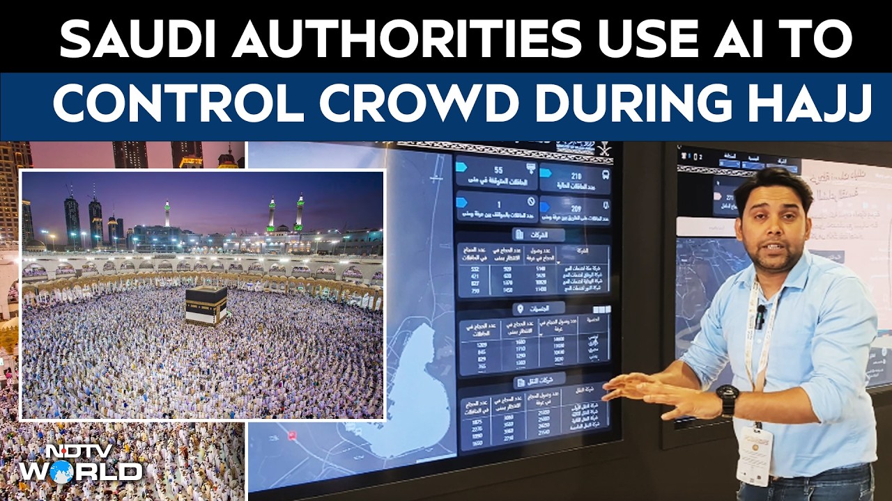 Hajj Latest News | Cutting-Edge Technology Helps Manage One Of World's Largest Religious Gatherings