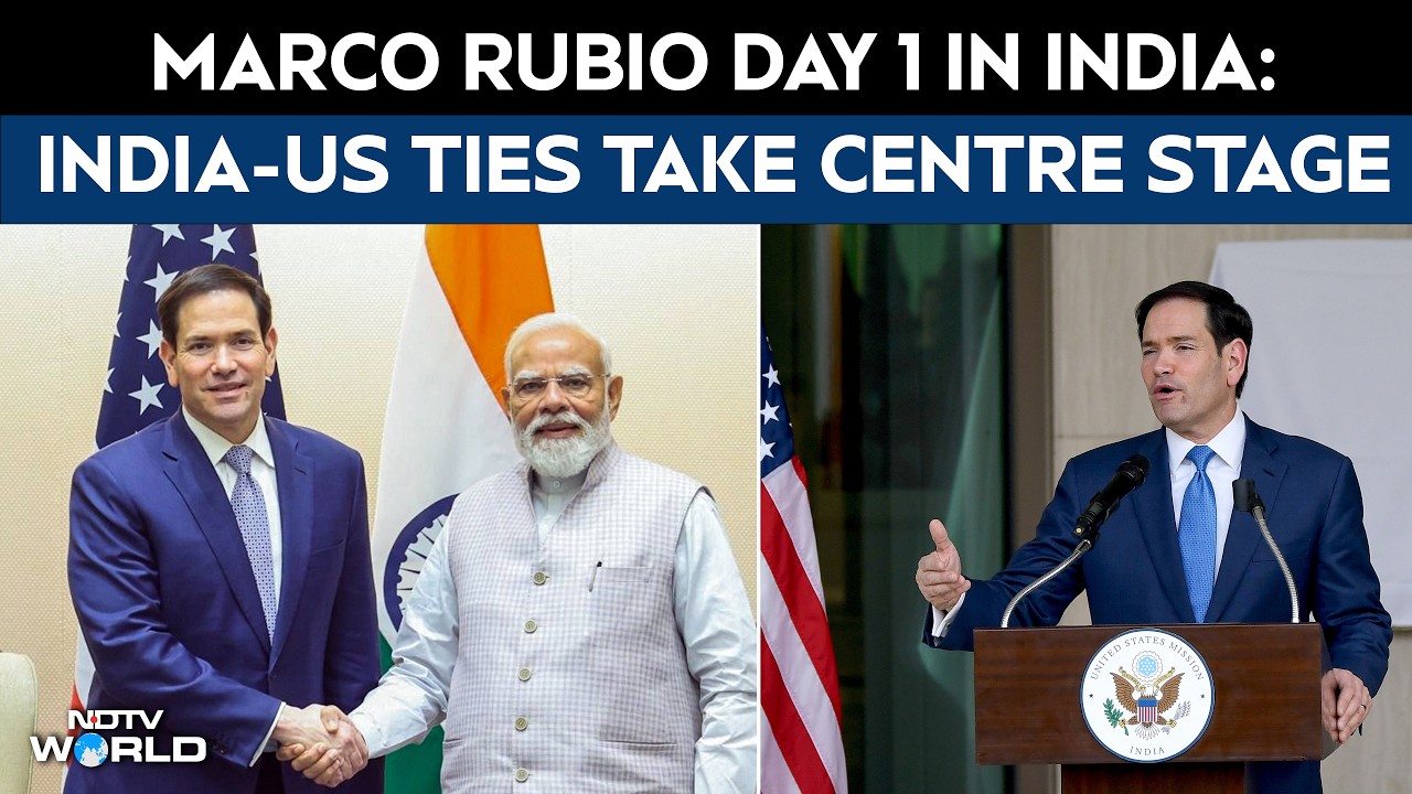 From Kolkata To Delhi: Rubio Signals Stronger India-US Partnership