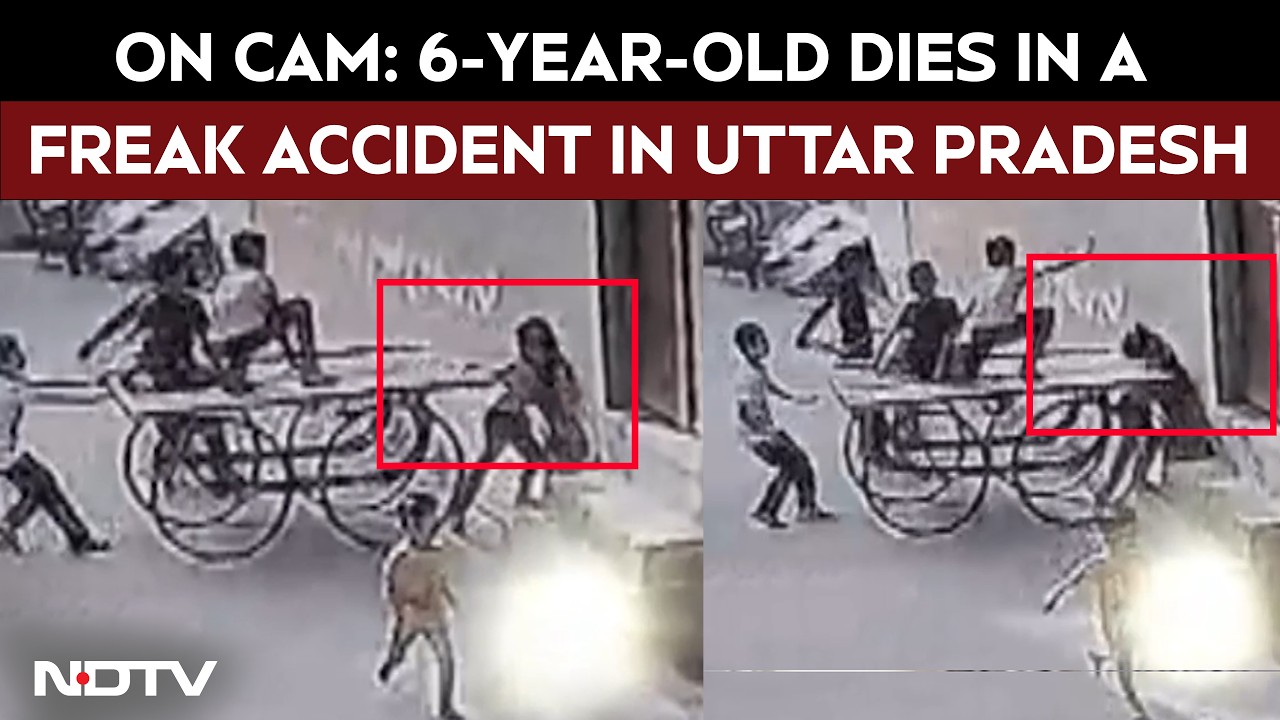 Uttar Pradesh News | 6-Yr-Old Dies In A Freak Accident While Playing, Muzaffarnagar Incident On Cam