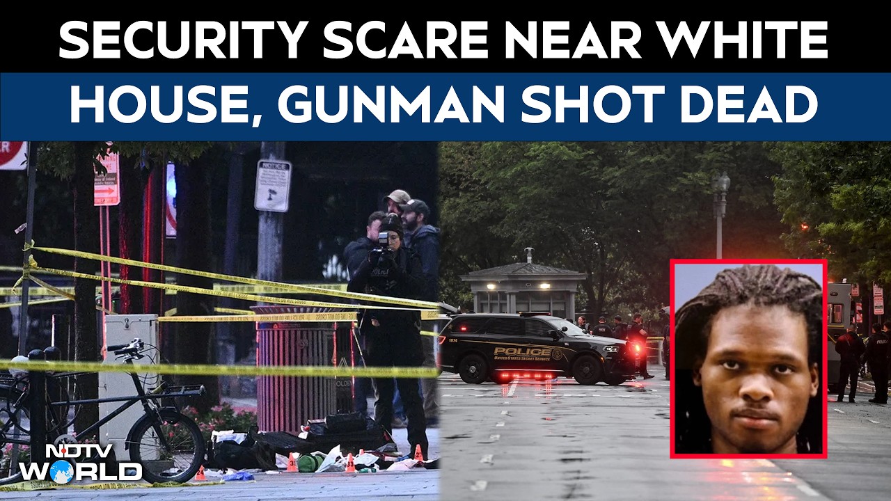 Shooting At White House | Gunman Opens Fire At Secret Service Check Post Near White House; Shot Dead