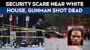 Shooting At White House | Gunman Opens Fire At Secret Service Check Post Near White House; Shot Dead