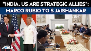 Marco Rubio In India | "India, US Are Strategic Allies": Marco Rubio During Talks With S Jaishankar