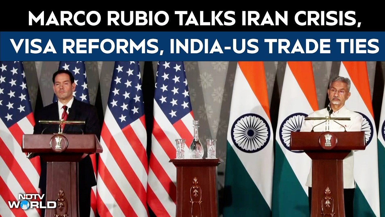 Marco Rubio Addresses Iran, US Visa Policy And India-US Trade Ties