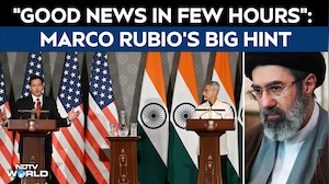 "Good News In Few Hours": Top US Diplomat Gives Big Iran Hint From India