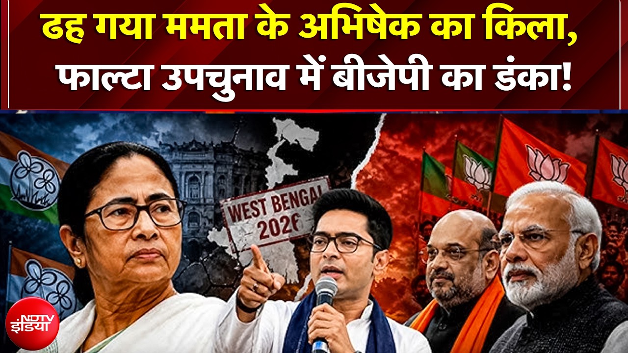 West Bengal Falta Bypoll Results: ढह गया Mamata के अभिषेक का किला, फाल्टा उपचुनाव में BJP का डंका!