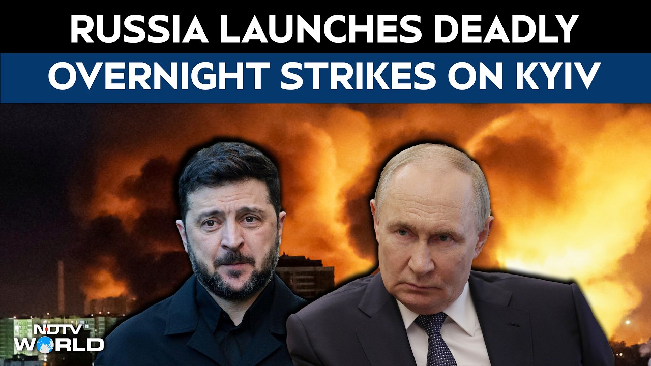 Russia Ukraine War | At least 1 Killed, 34 Injured In Overnight Russian Strikes On Kyiv