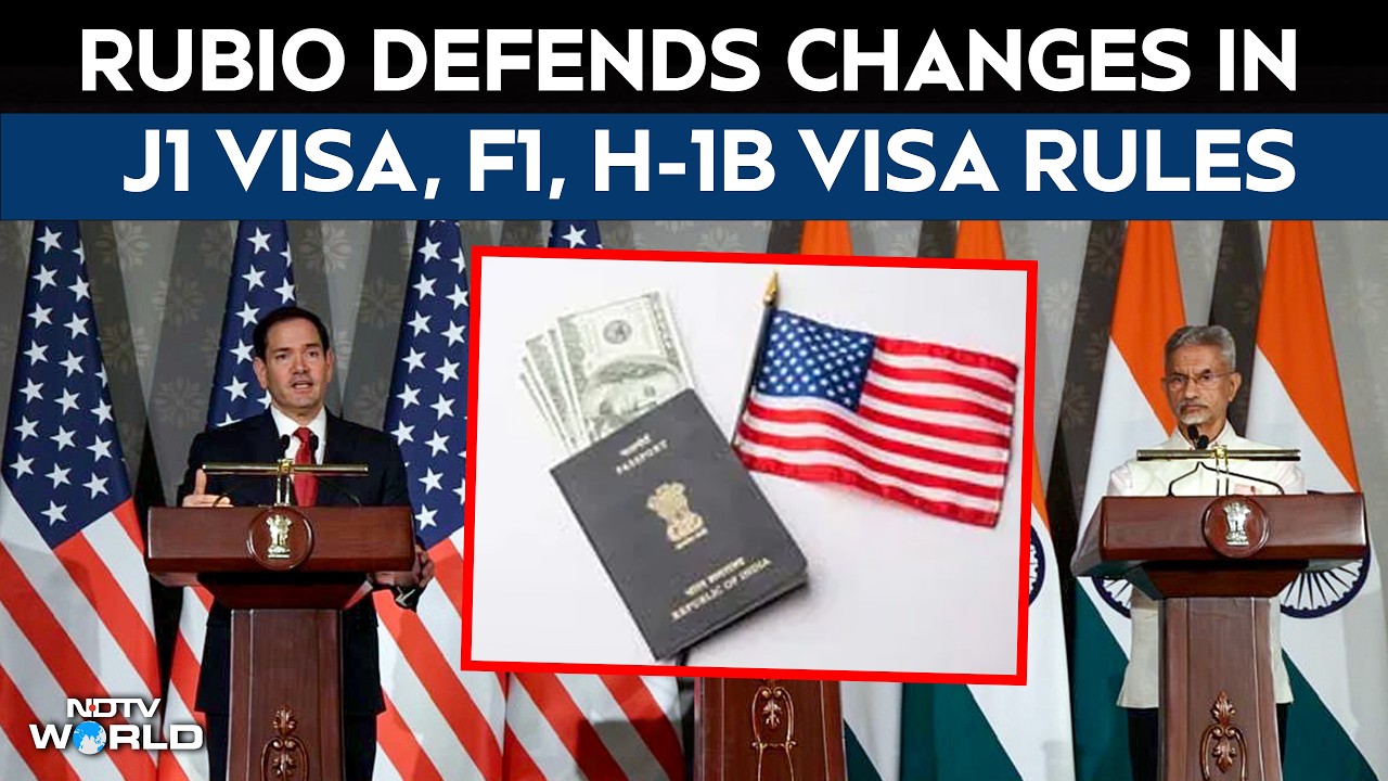 New H1B Visa Rule | US Sec of State Rubio On New Green Card Rule: Not India-Specific, It Is Global
