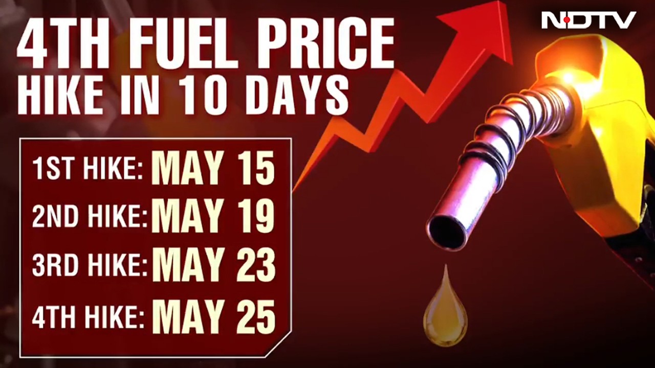 Petrol, Diesel Rates Surge Across Delhi, Mumbai, Chennai and Kolkata