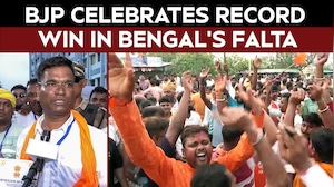 WB Falta Results | BJP Celebrates Debangshu Panda's Record Victory In Former TMC Bastion Of Falta