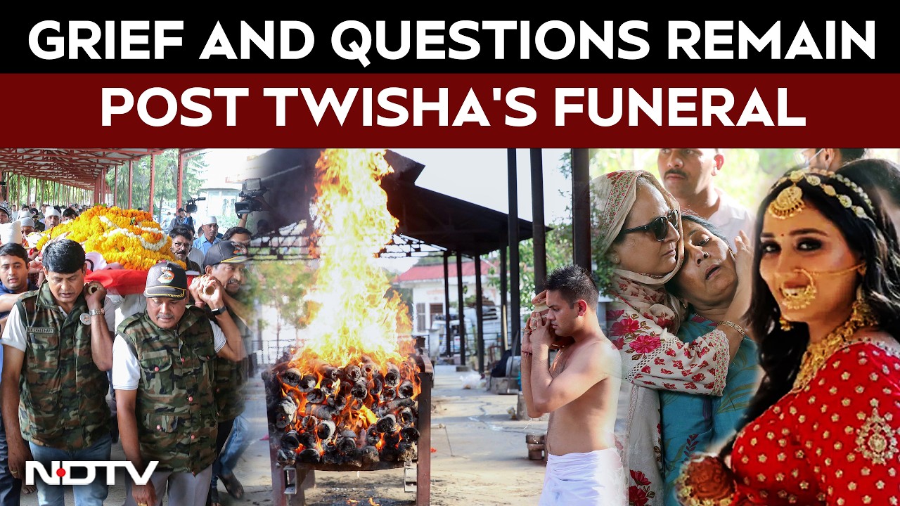 Grief And Questions Mark Twisha Sharma&rsquo;s Final Goodbye In Bhopal