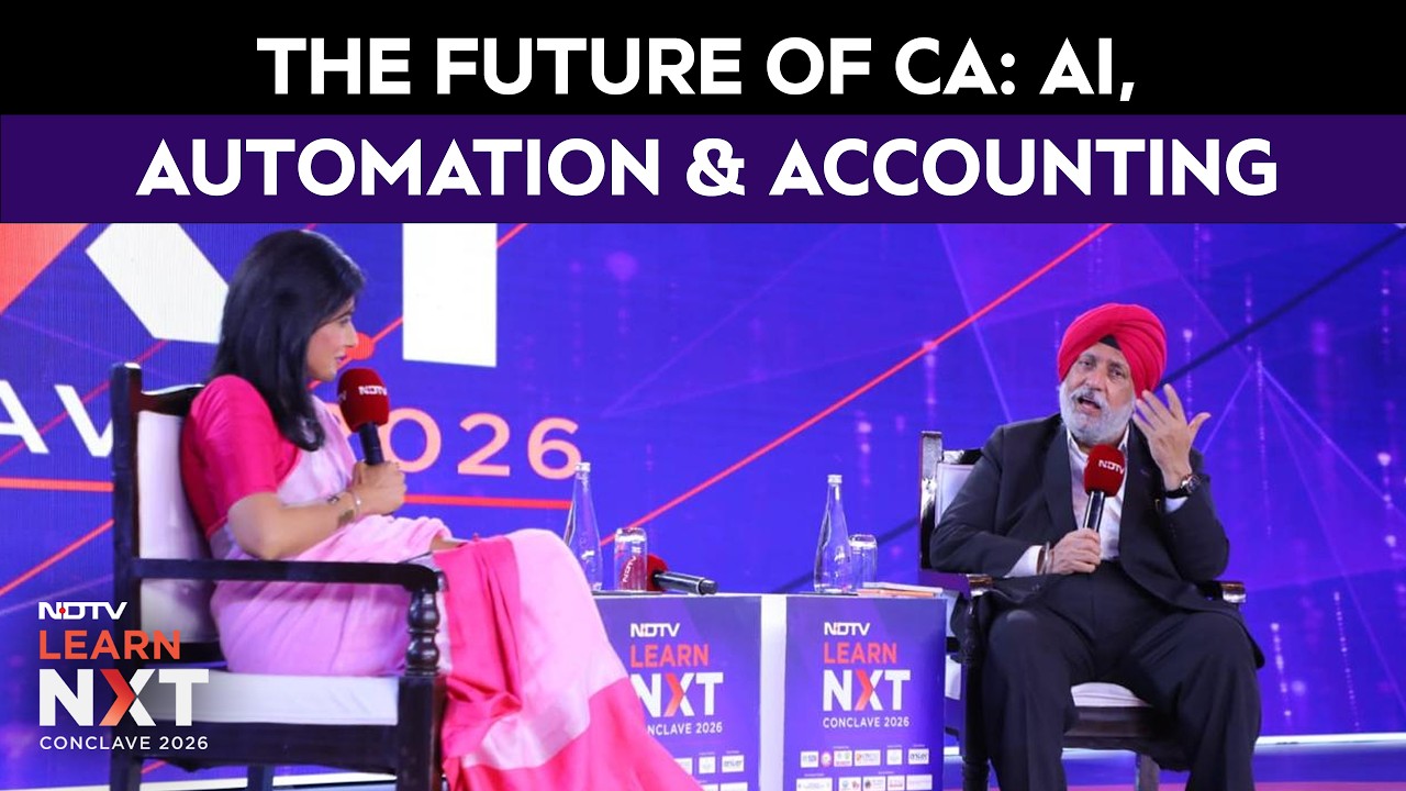 Beyond Bookkeeping | Redefining The CA In An AI World | NDTV Education Conclave
