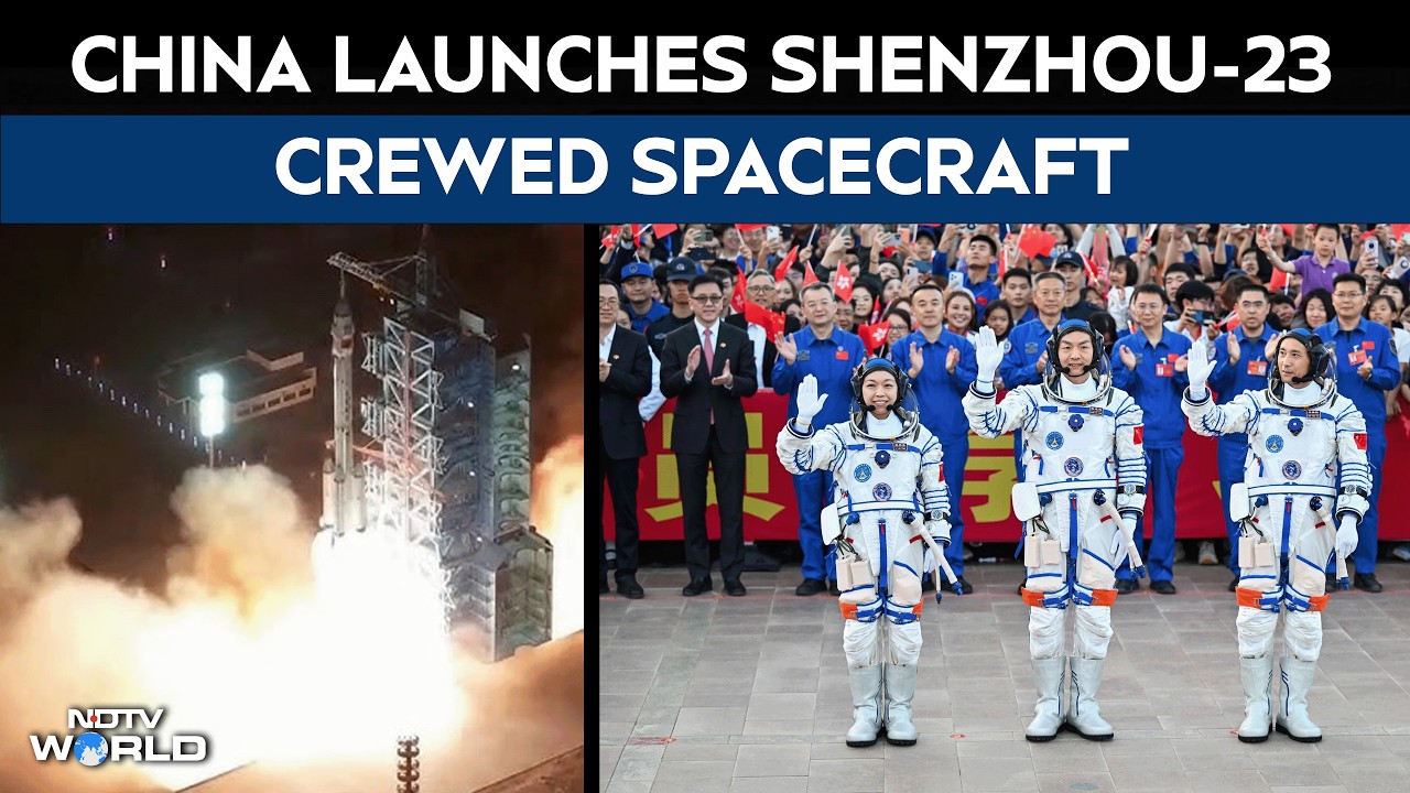 China Space Mission | China Launches Shenzhou-23 Crewed Spacecraft For Year-Long Space Mission
