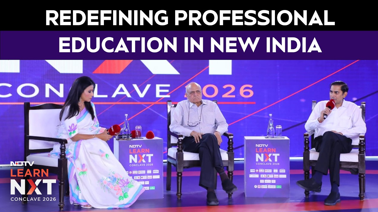 Video: Professional Education For A New India | Building High-Stakes Competency | NDTV Education Conclave