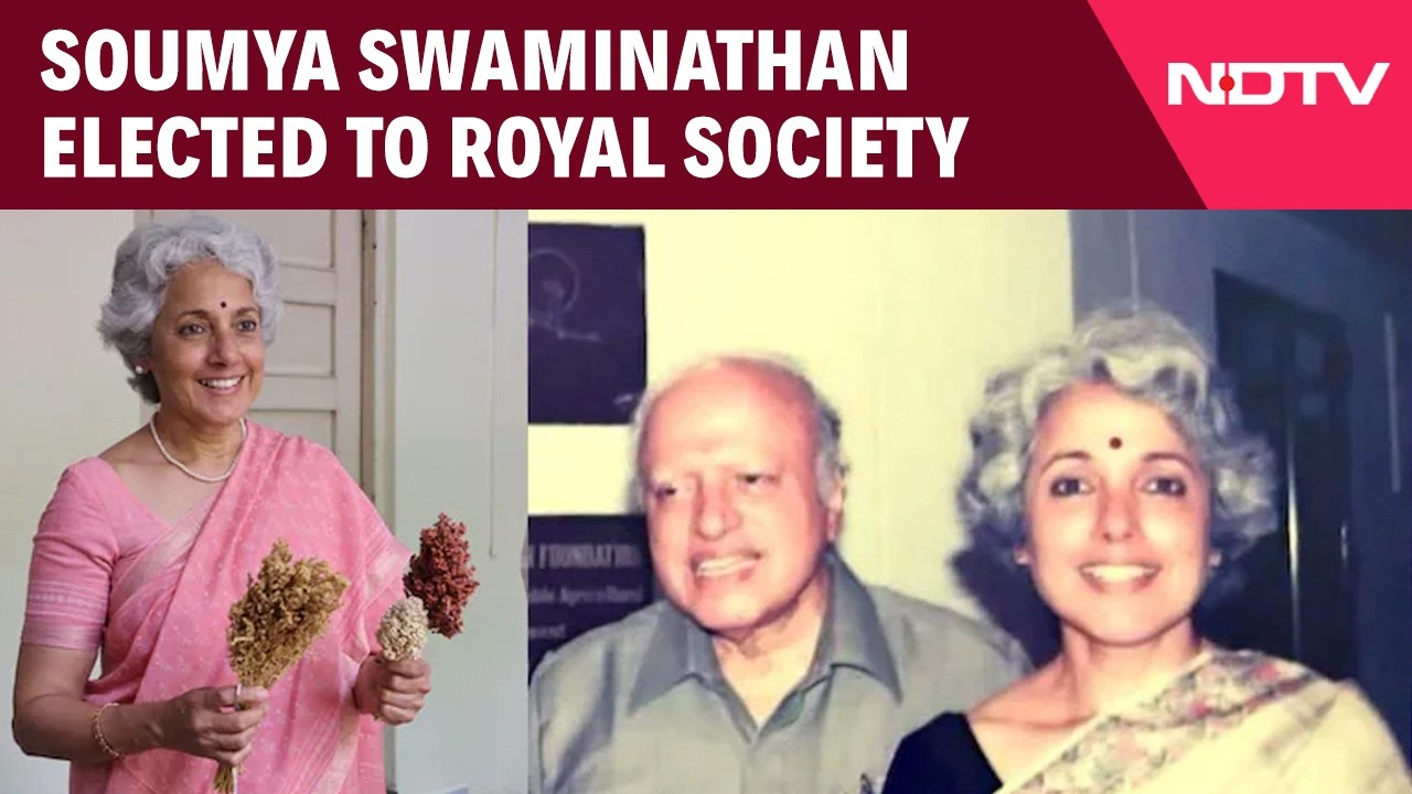 Soumya Swaminathan Elected to Royal Society, Follows Father M.S. Swaminathan's Legacy