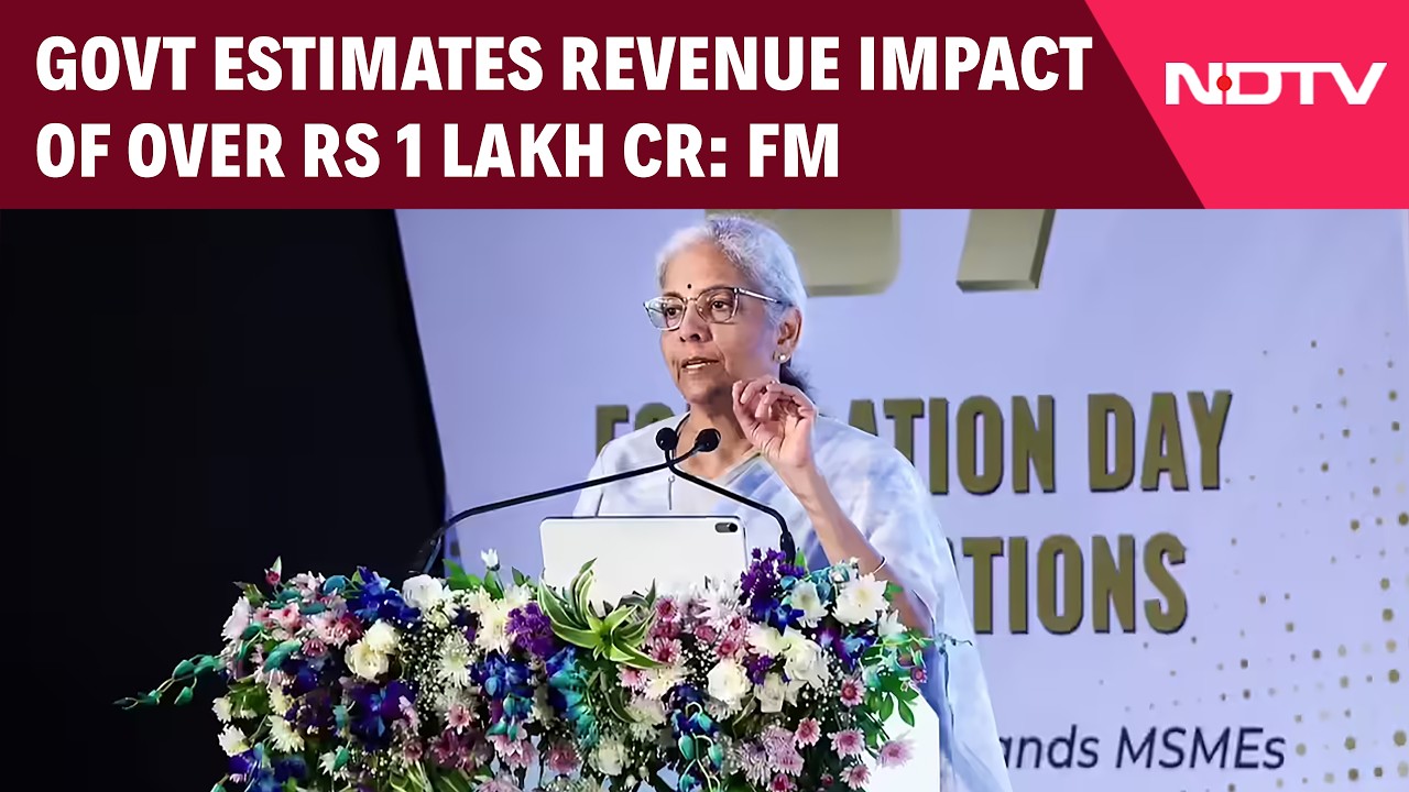 Finance Minister Sitharaman: Govt Estimates Revenue Impact Of Over Rs 1 Lakh Crore In 2026