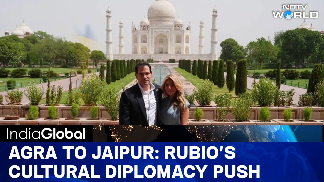 Day 3 of Rubio's India Tour | Rubio visits Taj Mahal & Amer Fort
