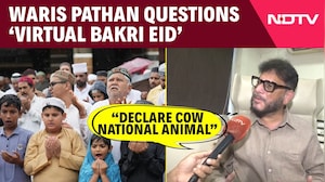 Waris Pathan Questions 'Virtual Bakri Eid', Says "Declare Cow National Animal"