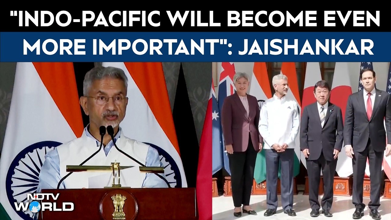 QUAD Meet 2026: EAM Jaishankar Calls For Stronger Economic Resilience, Strengthening Supply Chain