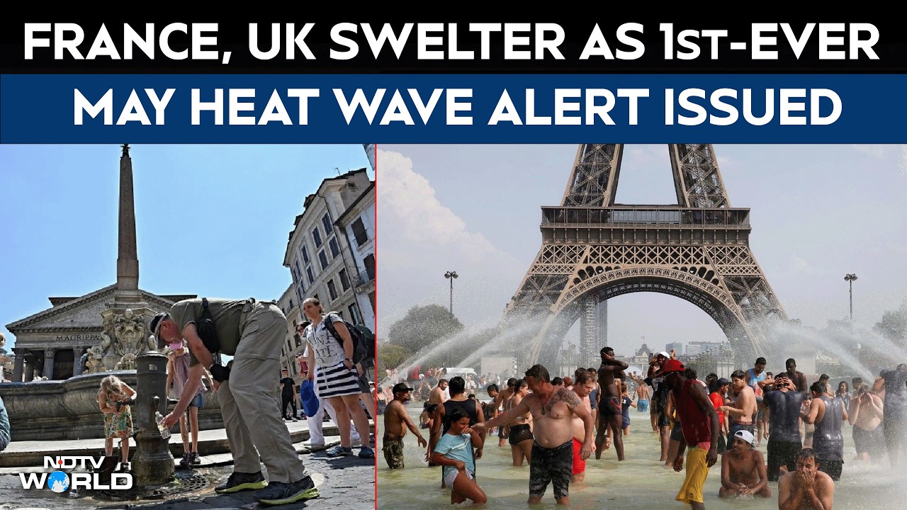 UK Heatwave | UK Sees Hottest May Day On Record, Paris Swelters As France Hit By Heat Wave