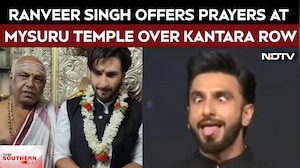 Ranveer Singh Visits Chamundeshwari Temple In Mysuru Over Kantara Row Day After Film Body Ban
