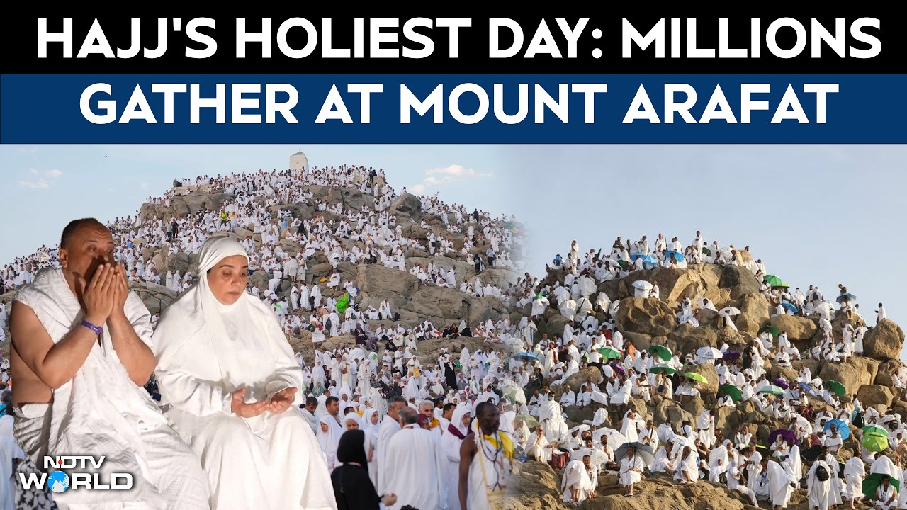 Over 1.5 Million Pilgrims Reach Mount Arafat For Day of Prayer