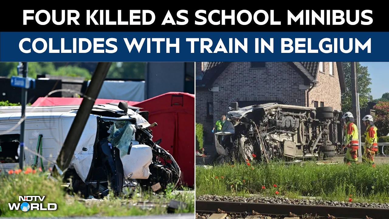 Belgium Train–School Minibus Collision: Emergency Teams Rush to Site; Forensic Probe Underway