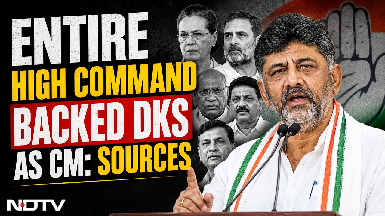Congress High Command Backs DK Shivakumar For Karnataka CM: Sources