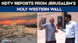 Israel Iran War News | NDTV Reports From Jerusalem&rsquo;s Western Wall, One Of Judaism&rsquo;s Holiest Sites