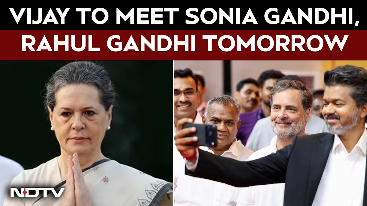 Vijay's Key Congress Outreach: Meeting With Sonia, Rahul Gandhi Scheduled Tomorrow