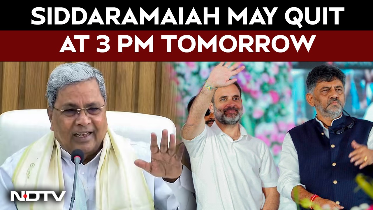 Karnataka News | Siddaramaiah May Quit At 3 pm Tomorrow, Undecided On National Role: Sources